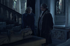 Michael Douglas e Thibault de Montalembert in Benjamin Franklin 1x08