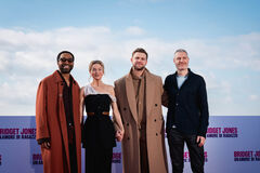 Chiwetel Ejiofor, Renée Zellweger, Leo Woodall e Michael Morris alla premiere italiana in Roma di Bridget Jones - Un amore di ragazzo il 5 febbraio 2025