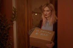 Alba Rohrwacher sul set del film Te l'Avevo detto di Ginevra Elkann