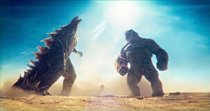 (S-D) Godzilla e Kong in Godzilla X Kong: The New Empire
