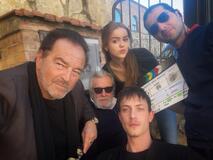Foto dal set del film 'La partita delle emozioni' di Fabrizio Guarducci