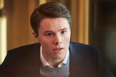 Edvin Ryding come Wilhelm in Young Royals - Stagione 3