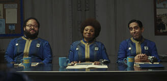 Zach Cherry, Leslie Uggams e Rodrigo Luzzi in Fallout S1