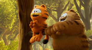 Vic e Garfield in The Garfield Movie