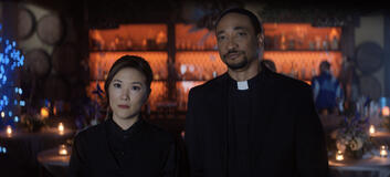 Ally Maki e Damon Gupton in Il premio del destino 1x07