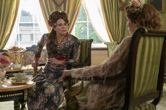 Polly Walker, Harriet Cains in Bridgerton 3x02