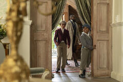 James Bryan, Martins Imhangbe, Elias Amos in Bridgerton 3x02