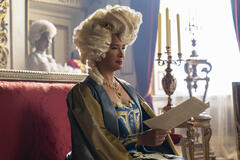 Golda Rosheuvel come Queen Charlotte in Bridgerton 3x03