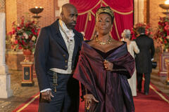 Daniel Francis, Adjoa Andoh in Bridgerton 3x04