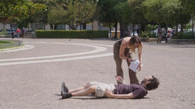 Herbert Ballerina e Brenda Lodigiani in Celebrity Hunted - Caccia all'uomo 4x06