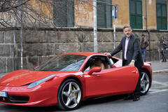 Christian De Sica in Natale a tutti i costi - Immagine dal set