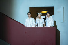 Ryu Jun-yeol, Park Jeong-min, Lee Yul-eum in The 8 Show - Immagine dal set