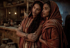 Sara Martins in Those About To Die - Immagine dal set