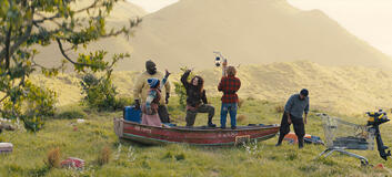 Nonso Anozie, Naledi Murray, Stefania LaVie Owen, Christian Convery, Adeel Akhtar in Sweet Tooth 3x03