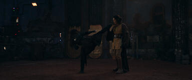 (S-D): Mae (Amandla Stenberg) e Master Sol (Lee Jung-jae) in The Acolyte