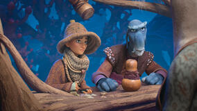 Eva (voce di Jeanine Mason) e Rovender (voce di Gary Anthony Williams) in WondLa 1x04