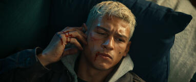 Emilio Sakraya come Octavio Bergmann sul set di 60 Minutes