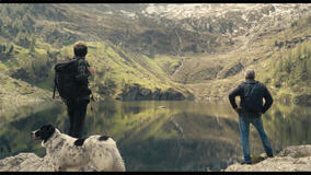 Il direttore della fotografia Ruben Impens e Paolo Cognetti in Fiore Mio