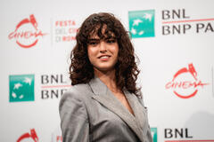 Adele Cammarata al photocall per I Leoni di Sicilia alla Festa del Cinema di Roma 2023