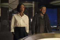 Nikki Amuka-Bird come Grace, Osy Ikhile come Carter Spence in Citadel 1x06