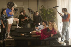 Foto dal set del film Diva Futura di Giulia Louise Steigerwalt