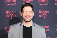 Jeremy Jordan attende la proiezione speciale & Post Reception di Hazbin Hotel a AMC Empire 25 l'8 gennaio 2024 in New York City