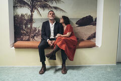 Valerio Mastandrea e Dolores Fonzi in Nonostante di Valerio Mastandrea