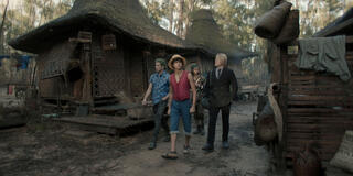 Mackenyu Arata, Iñaki Godoy, Jacob Romero Gibson, Taz Skylar in One Piece - Stagione 1