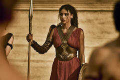 Kyshan Wilson come Aura in Those About To Die 1x09