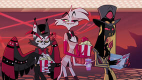 Husk, Angel Dust, Sir Pentious in Hazbin Hotel - Stagione 1