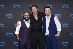 Fabio Balsamo, Giampaolo Morelli e Ciro Priello al Photocall di Prime Video Presents Italia 2024 il 15 luglio 2024 in Roma per Falla girare 2 - Offline