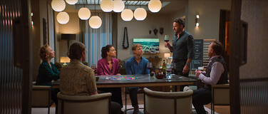 Anna Maria Mühe, Max Bretschneider, Janina Uhse, Dennis Mojen, Stephan Luca and Axel Stein in Blame the Game - Immagine dal set