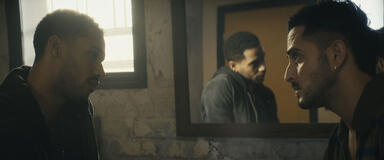 Jessie T. Usher (A-Train), Tomer Capone (Frenchie) in The Boys 4x01