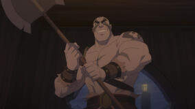 Travis Willingham (Grog Strongjaw) in La leggenda di Vox Machina 1x03