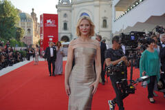 Cate Blanchett sul Red Carpet del film del film Beetlejuice Beetlejuice a Venezia 81 il 28 agosto 2024