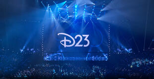 Disney D23 2024 - logo sul palco