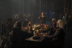 Clinton Liberty, Harry Collett, Emma D'Arcy, Bethany Antonia, Kieran Bew, Tom Bennett in House of the Dragon 2x08