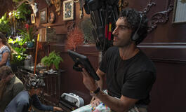 Il regista Justin Baldoni sul set di It Ends With Us