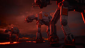 Rebel AT-AT walkers in scena da LEGO Star Wars Rebuild the Galaxy