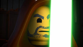 Jedi Bob in una scena da LEGO Star Wars Rebuild the Galaxy 1x01