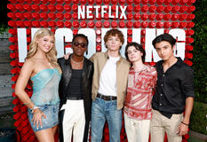 Loren Gray, Ramon Reed, Mason Thames, Raphael Alejandro e Bardia Seiri partecipano all'Incoming House Party | Netflix alla Lombardi House il 20 agosto 2024 a Los Angeles, California