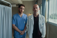 Federico Cesari come Daniele, Filippo Nigro come Mancino in Tutto Chiede Salvezza 2x01