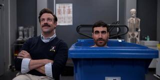 Jason Sudeikis e Brett Goldstein in Ted Lasso 1x09