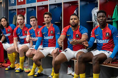 Cristo Fernández, David Elsendoorn, Billy Harris, Stephen Manas, Kola Bokinni e Toheeb Jimoh in Ted Lasso 3x05