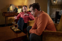 Brendan Hunt e Jason Sudeikis in Ted Lasso 3x06