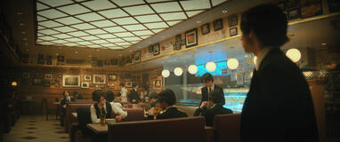 Aidan Gallagher come Number Five in The Umbrella Academy 4x06