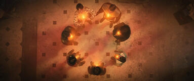 (S-D) Ritu Arya come Lila Pitts, David Castañeda come Diego Hargreeves, Robert Sheehan come Klaus Hargreeves, Aidan Gallagher come Number Five, Tom Hopper come Luther Hargreeves, Emmy Raver-Lampman come Allison Hargreeves, Elliot Page come Viktor Hargreeves in The Umbrella Academy 4x06