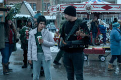 (S-D) Ritu Arya come Lila Pitts, David Castañeda come Diego Hargreeves in The Umbrella Academy 4x02