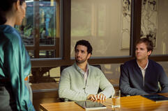 (S-D) Sian Clifford come Anna, JT Parr come Chaz, Tom Allen come TJ in Unstable 1x02