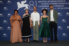 Delegazione del film Carissa di Jason Jacobs e Devon Delmar al photocall a Venezia 81 il 5 settembre 2024